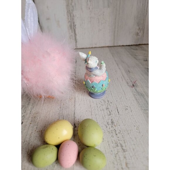 Easter chick egg bunny paint chick spring home decor figure set - Picture 6 of 7